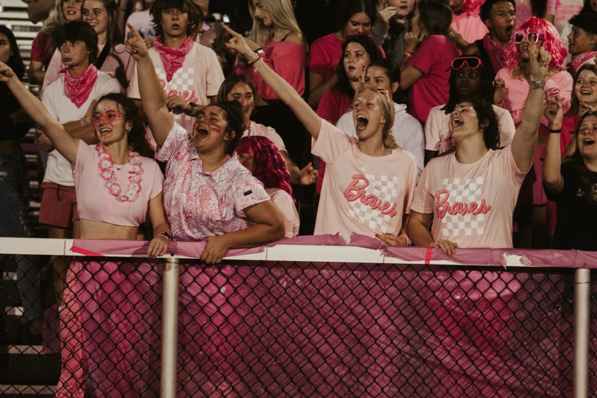 Orange Crush cheering after a big first down.