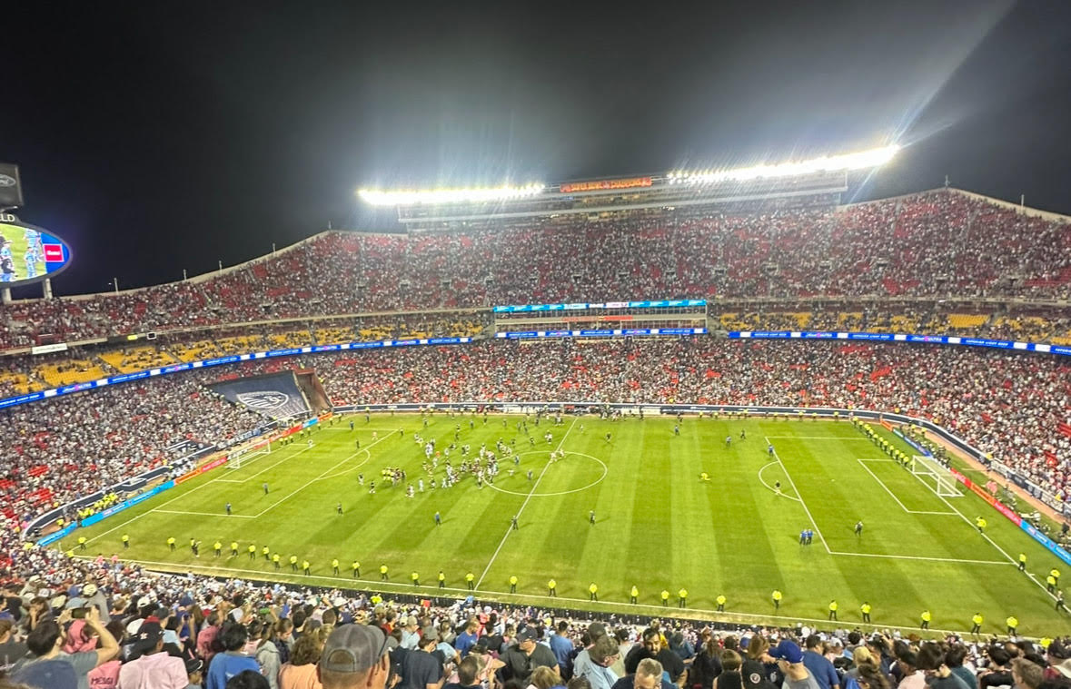 Madden Rausch's view of the game.